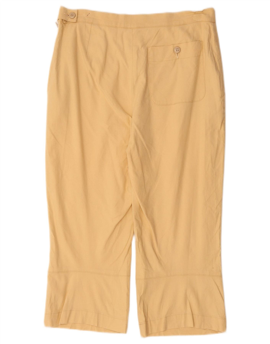 Iceberg Pantalones Capri para Mujer IT 44 Medium W30 L19 Lino Beige