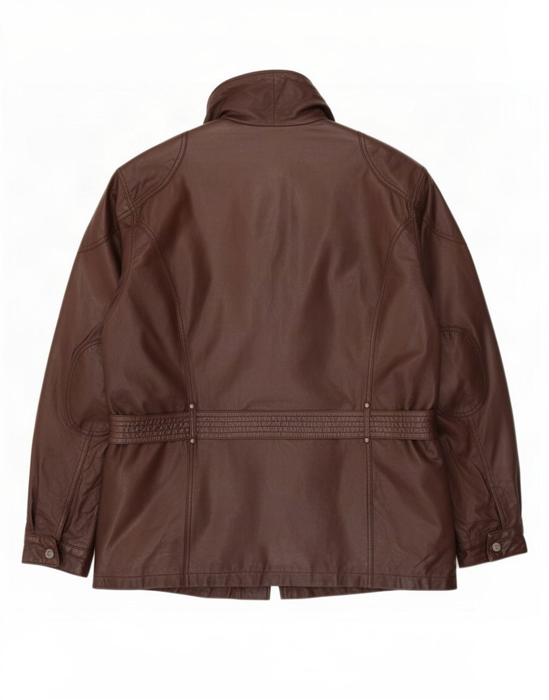 Mauricio Chaqueta de cuero para hombre IT 56 3XL Marrón
