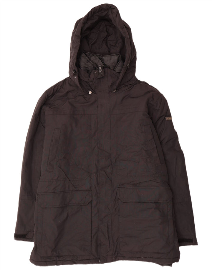 Brugi Chaqueta Cortavientos con Capucha para Hombre Talla 59 3XL Negro