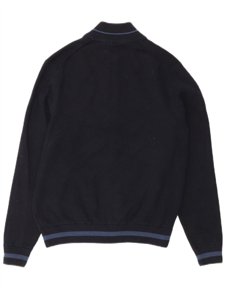 Marks & Spencer Suéter tipo cárdigan para hombre Poliéster azul marino mediano