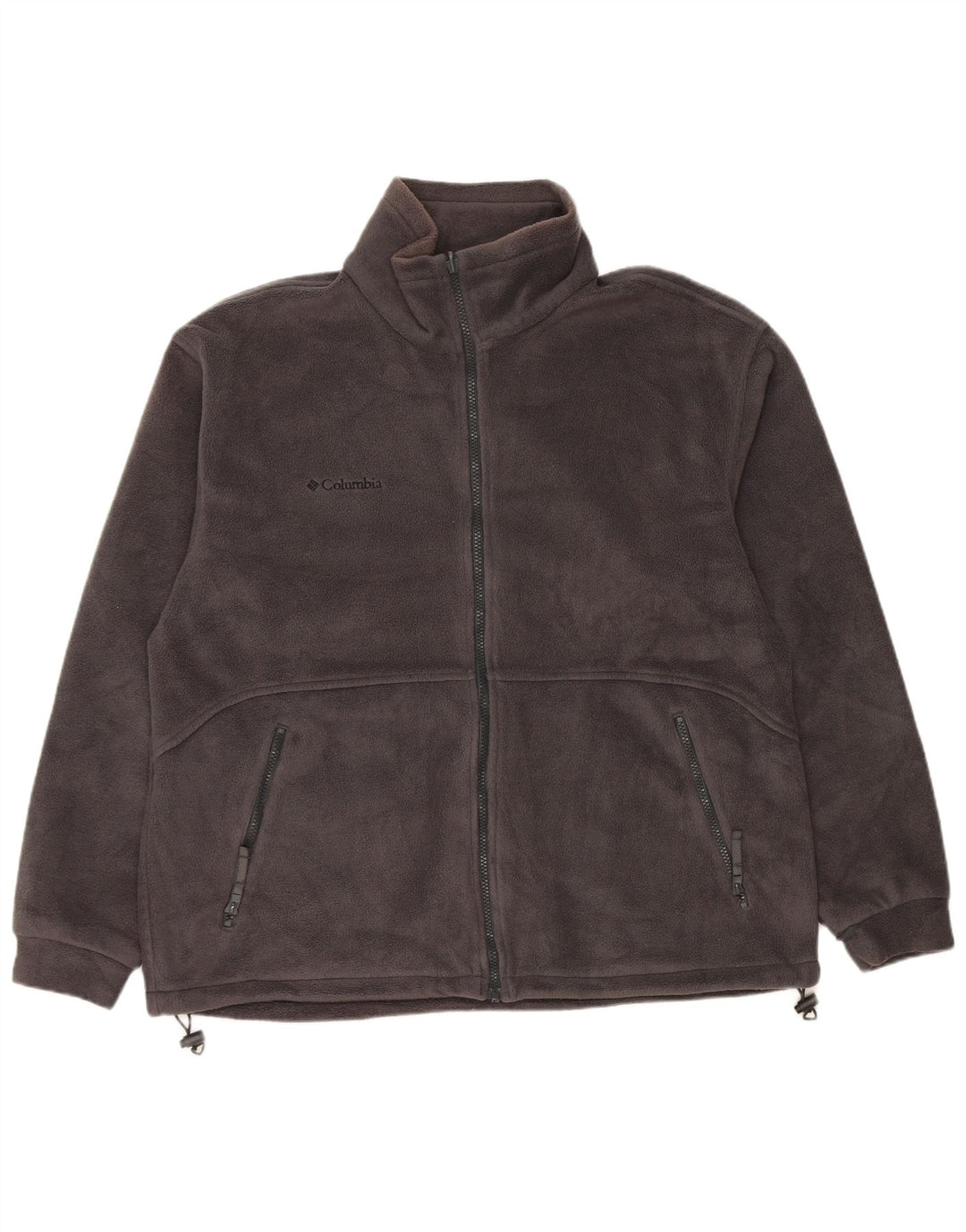 COLUMBIA Mens Fleece Jacket UK 40 Large Grey Polyester