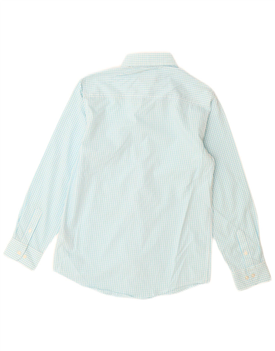 Izod Camisa elástica para niños 14-15 años Grande Azul Cuadros Algodón