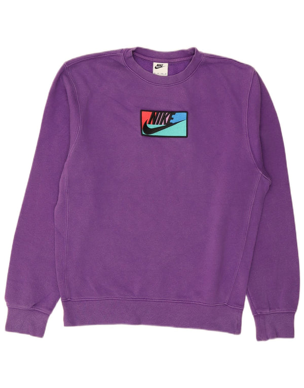 Sudadera Nike Graphic Regular Fit Jumper XS Algodón Morado