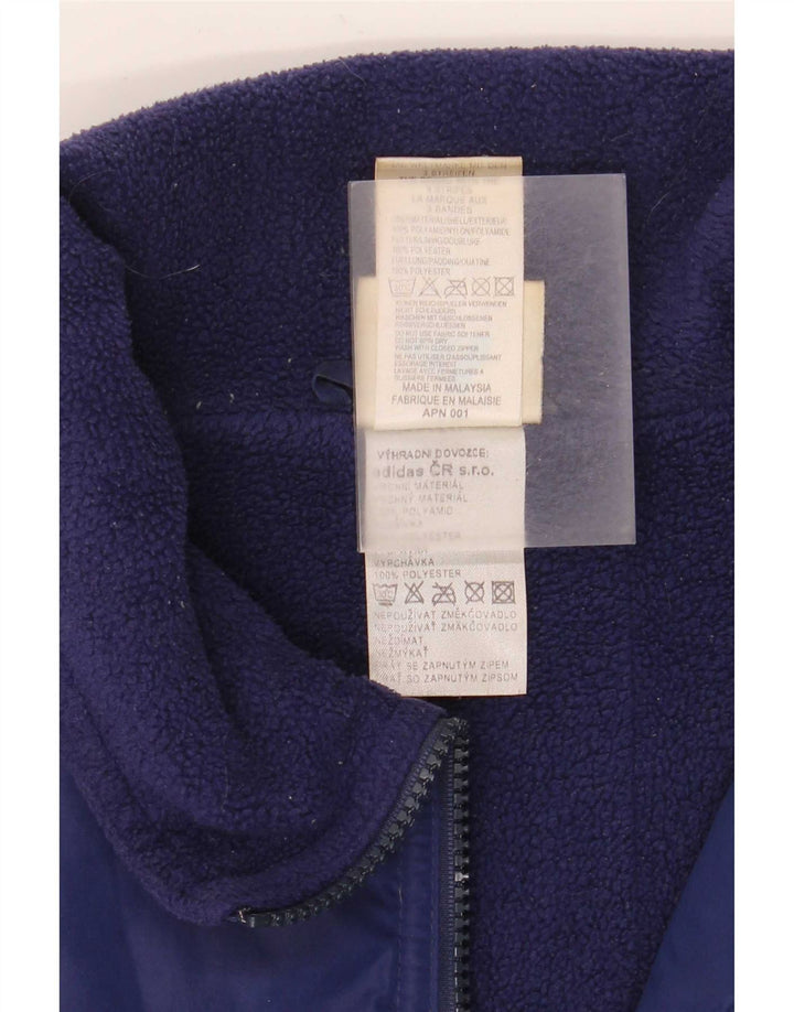 Adidas Chaqueta Bomber para Hombre UK 42/44 Large Azul Poliamida