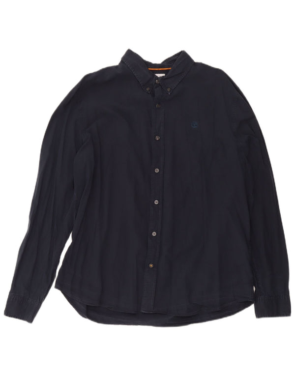 Timberland Camisa Slim Fit Hombre XL Algodón Azul Marino
