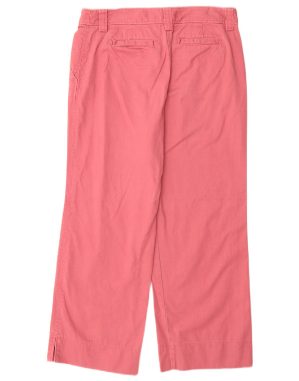 J. CREW Pantalones chinos rectos para mujer US 4 Small W28 L26 Algodón rosa