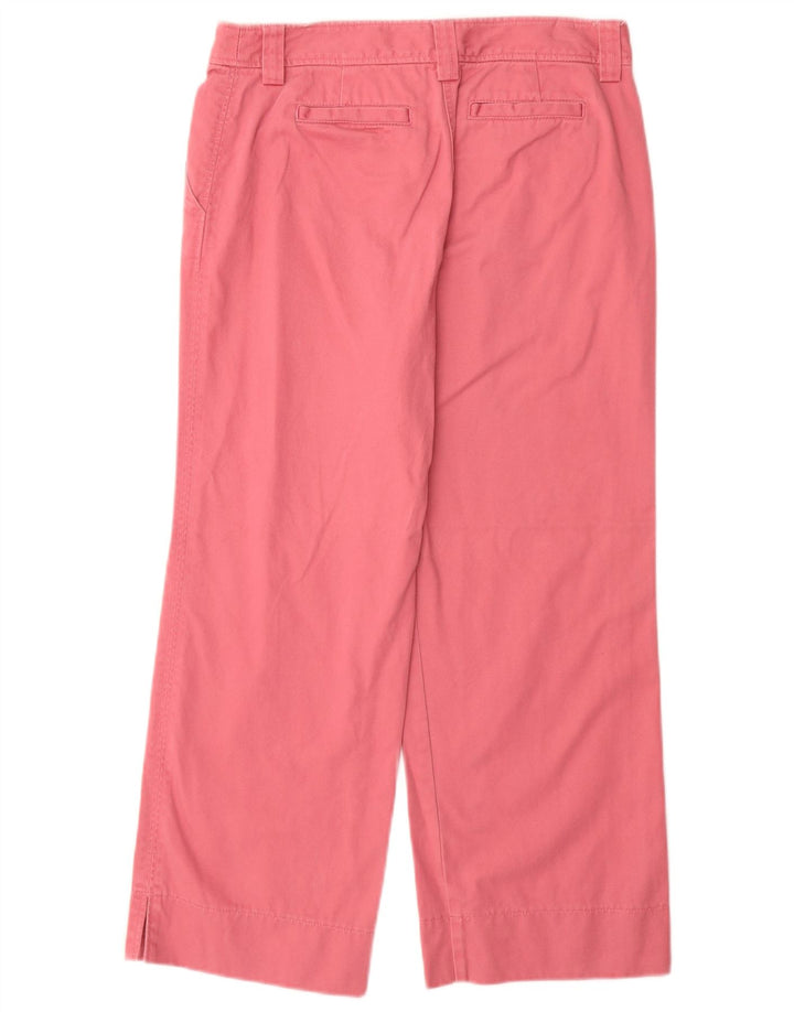 J. CREW Pantalones chinos rectos para mujer US 4 Small W28 L26 Algodón rosa