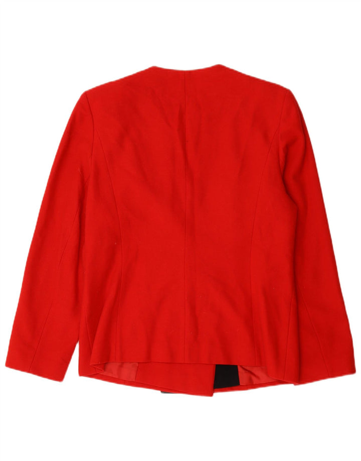 Gerard Pasquier Chaqueta Blazer para Mujer EU 40 Medium Rojo Colorblock