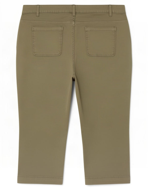 Pantalones capri para mujer Mountain Warehouse UK 18 XL W36 L20 Algodón caqui