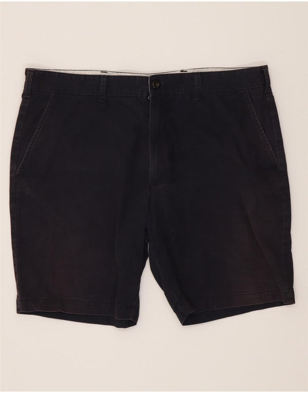 Marks & Spencer Pantalones cortos chinos para hombre W38 XL Algodón azul marino