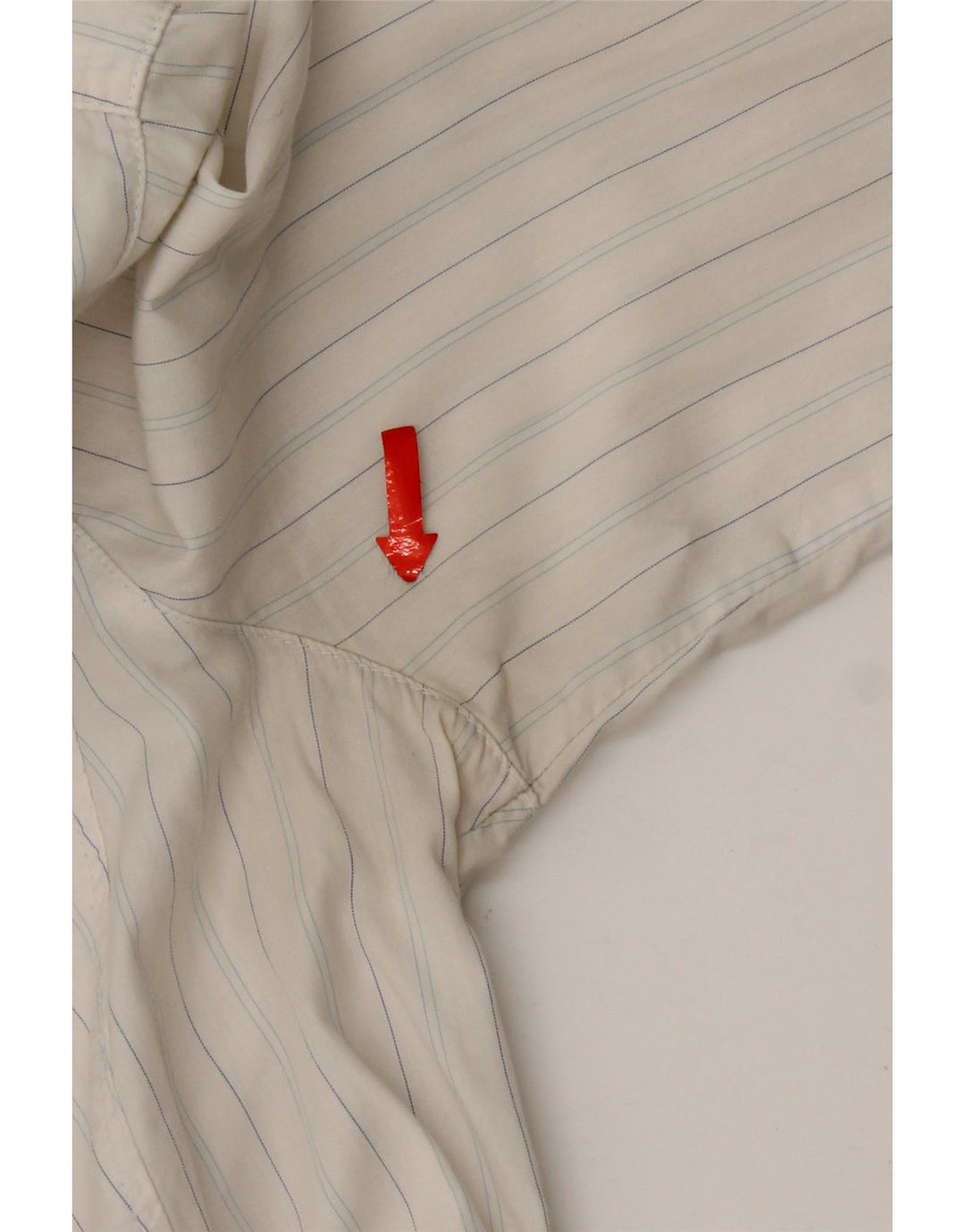 Camisa Gas Mujer UK 46 Grande Rayas Blancas