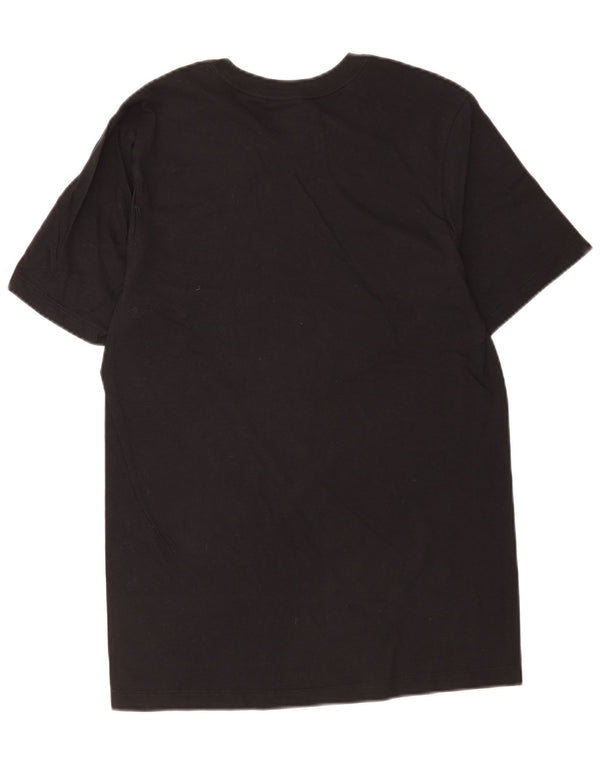 Nike - Camiseta gráfica para hombre, talla pequeña, algodón negro