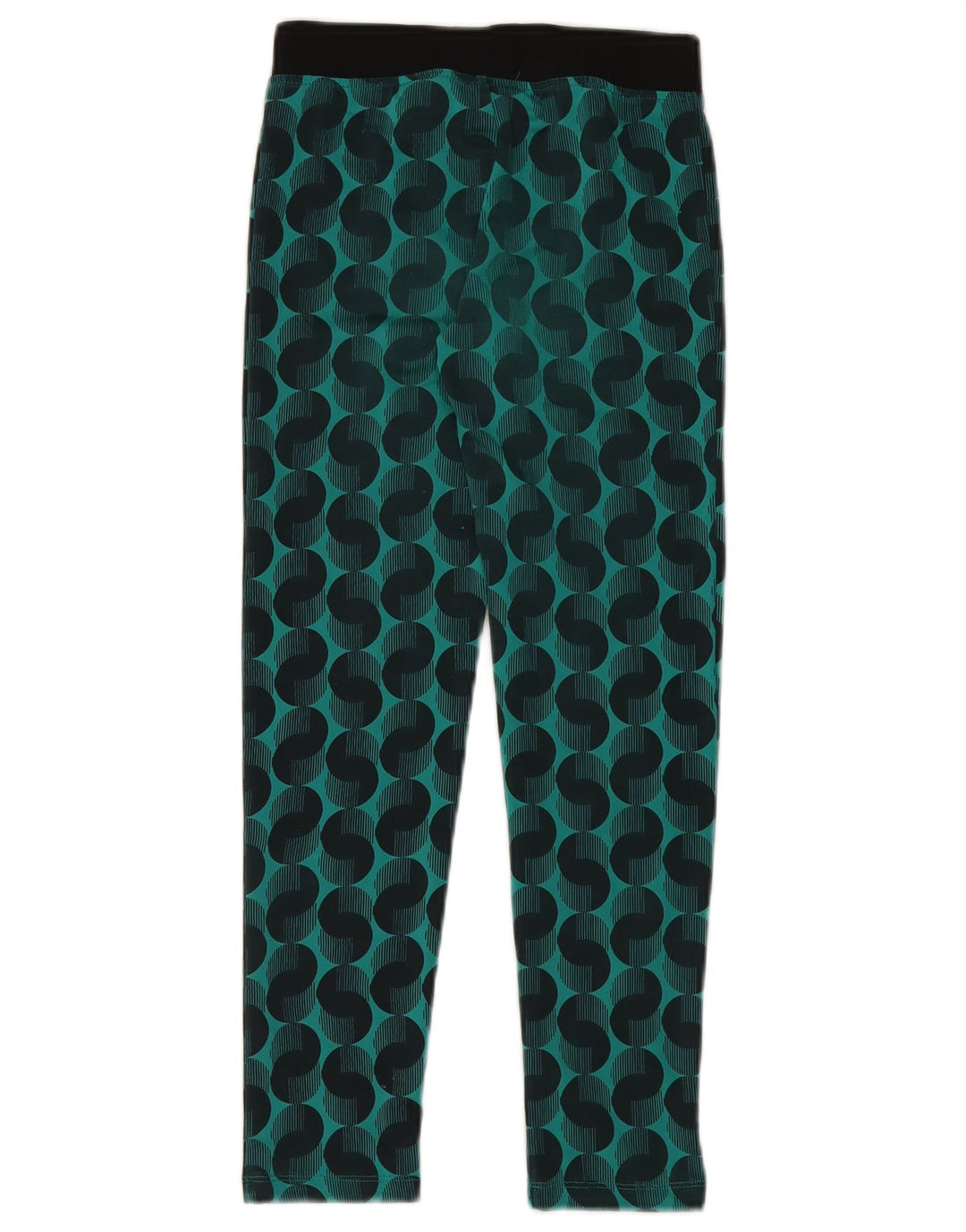 Puma Leggings Niña 9-10 Años Verde Medio Geométrico Poliéster