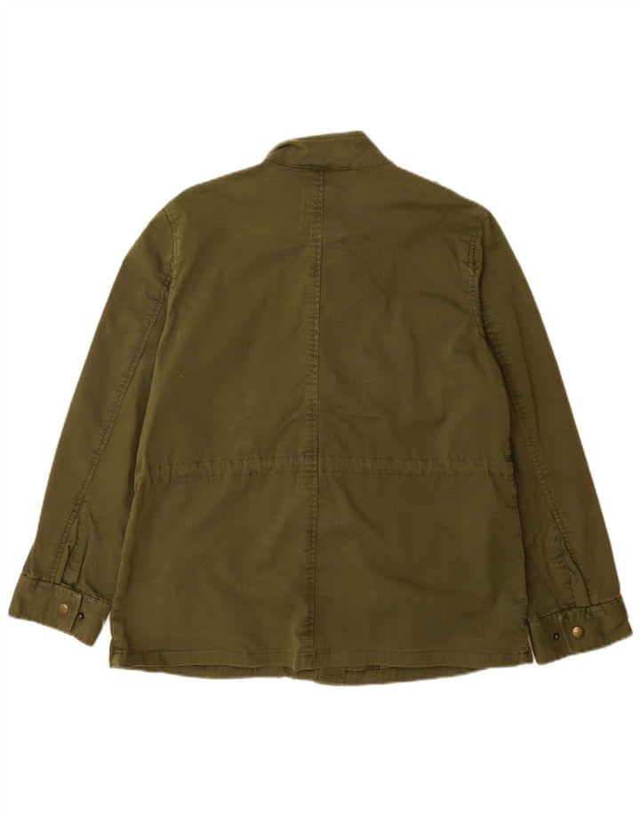 Gap Chaqueta militar extragrande para mujer UK 10 Small Algodón verde