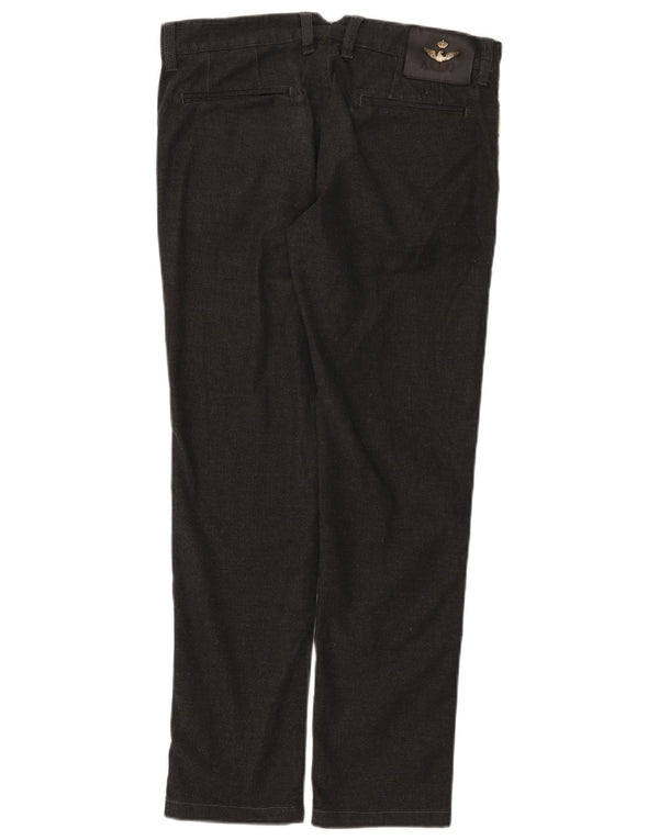 Armani Pantalón chino ajustado para mujer EU 46 XL W32 L29 Algodón gris