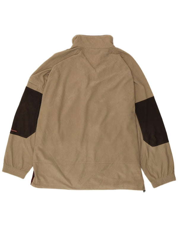 Diadora Chaqueta de chándal de terciopelo para hombre, talla 48, 2XL, color beige