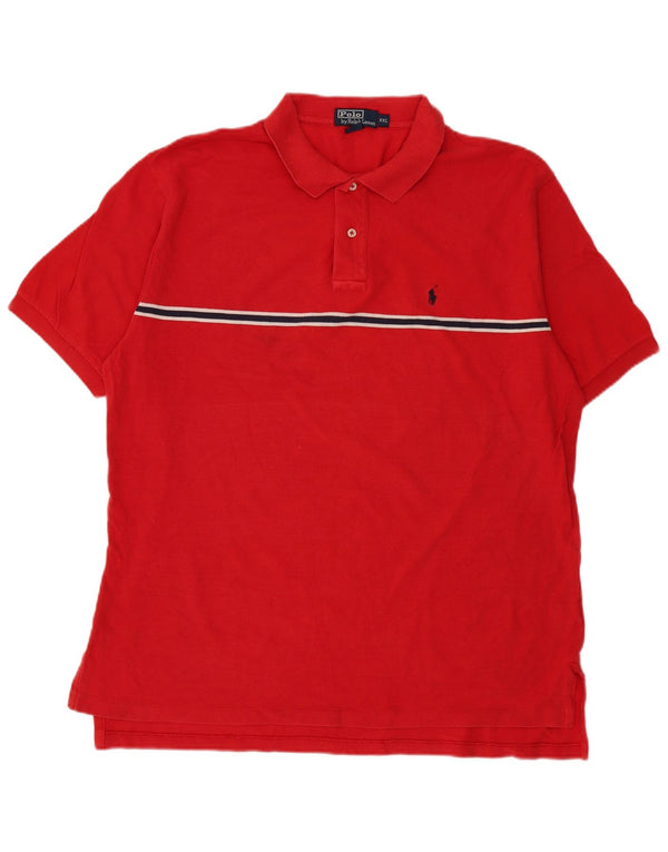 Polo Ralph Lauren Polo para hombre 2XL Algodón a rayas rojas