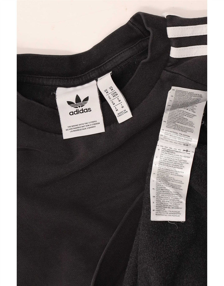 Adidas Hombre Sudadera Jumper Medium Negro Algodón