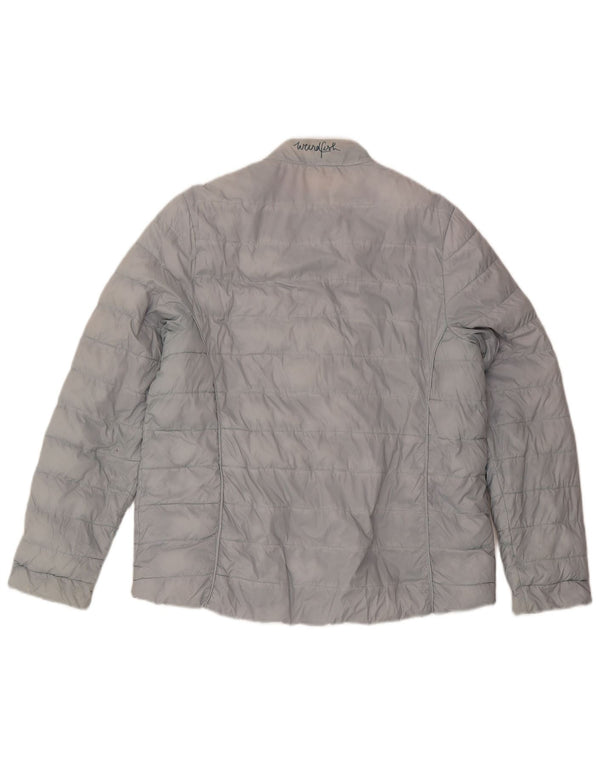 Weird Fish Chaqueta acolchada para mujer ES 40 XL Nylon azul