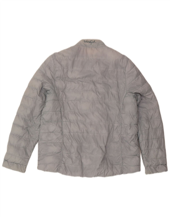 Weird Fish Chaqueta acolchada para mujer ES 40 XL Nylon azul