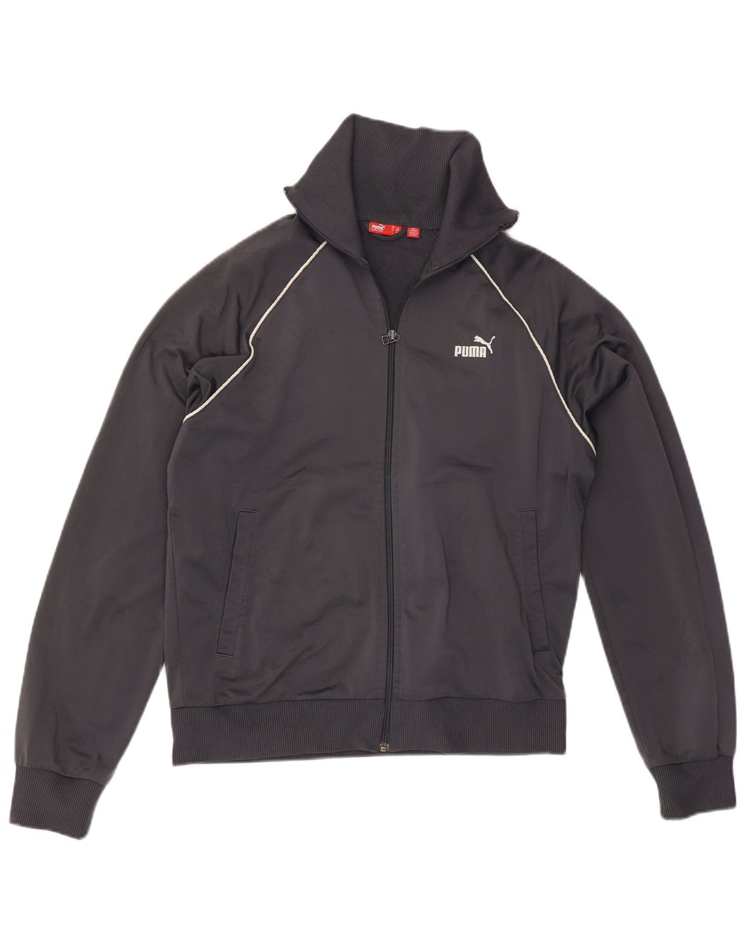 Puma Mens Chándal Top Chaqueta Grande Gris