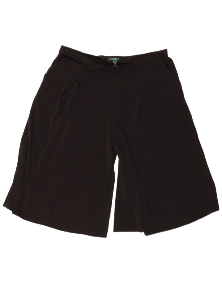 Ralph Lauren Mujer Cullotes Shorts XL W40 Negro Poliéster