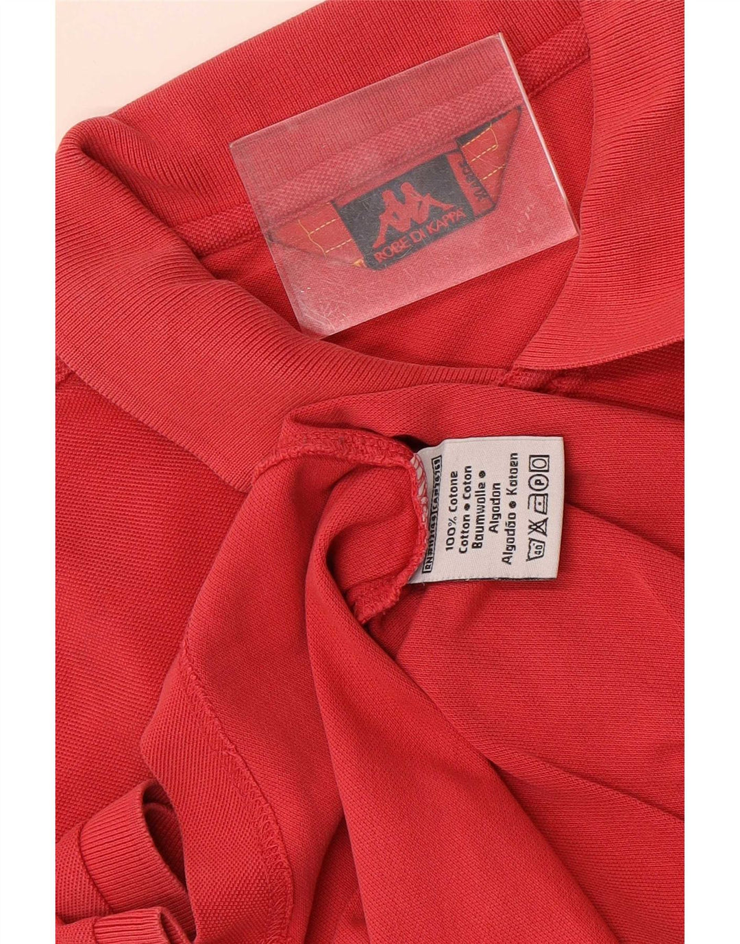 Kappa Polo Hombre XL Algodón Rojo