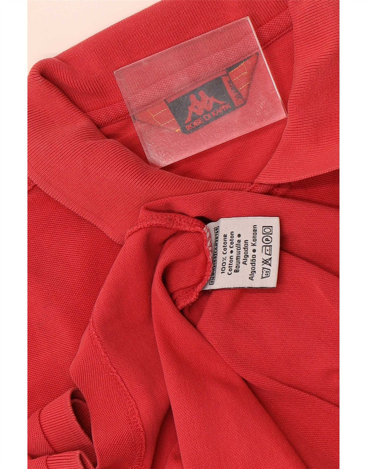 Kappa Polo Hombre XL Algodón Rojo