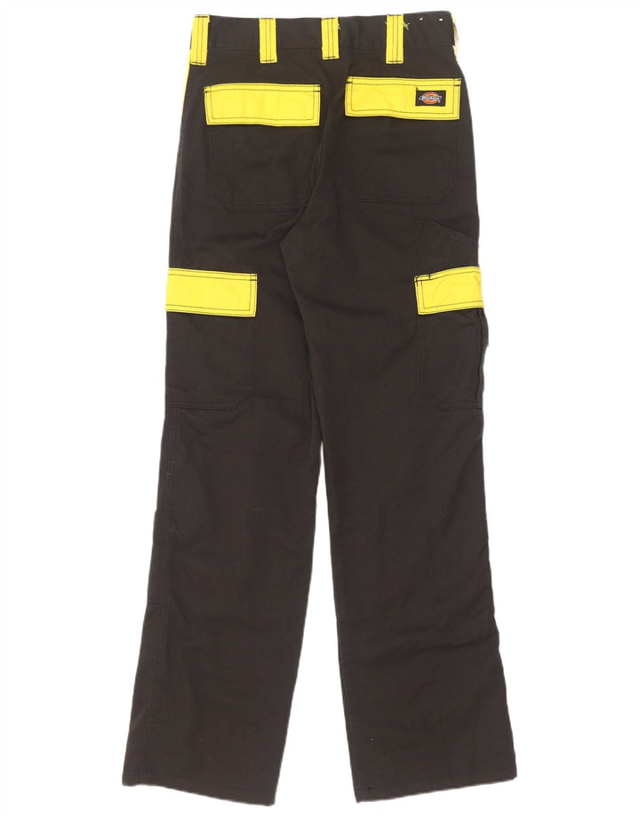 Dickies Pantalones cargo rectos para hombre W26 L31 Poliéster color block negro