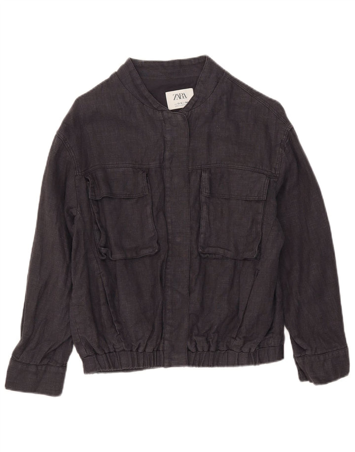 Zara Chaqueta Utility Niña 13-14 Años Azul Marino Ramio