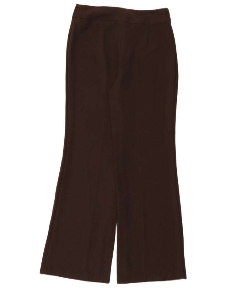 Pantalones casuales de corte acampanado para mujer Marks & Spencer W28 L32 Marrón
