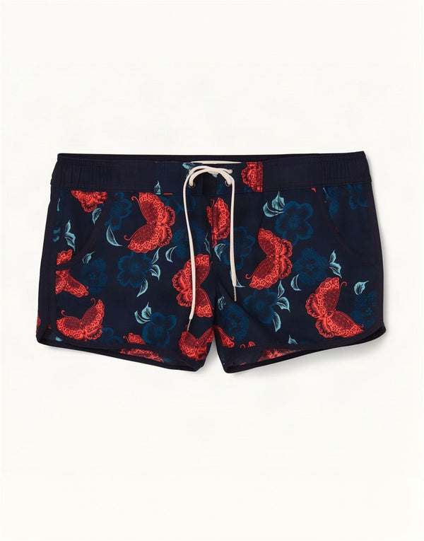 Bañador para mujer Fat Face UK 40 Mediano Azul marino Floral Poliéster