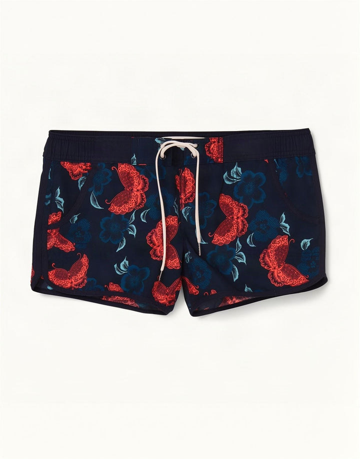 Bañador para mujer Fat Face UK 40 Mediano Azul marino Floral Poliéster