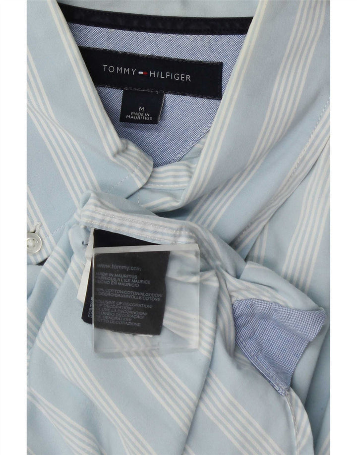 Camisa Tommy Hilfiger Hombre Algodón Rayas Azul Medio