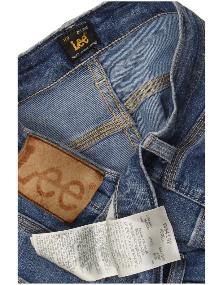 Lee Jeans Powell Slim para Hombre W34 L32 Algodón Azul