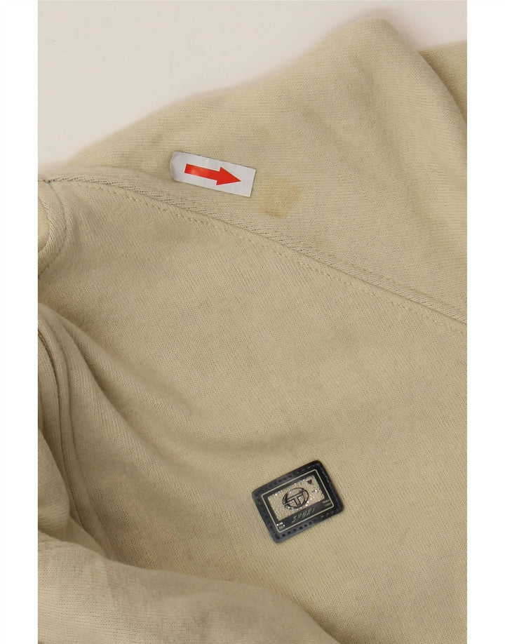 SERGIO TACCHINI Suéter con capucha y cremallera para mujer IT 44 Algodón beige medio
