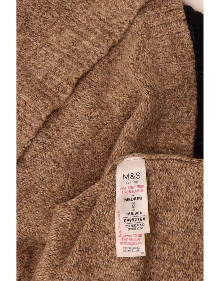 Marks & Spencer Jersey de Manga Corta con Cuello Alto para Mujer UK 44 Medium