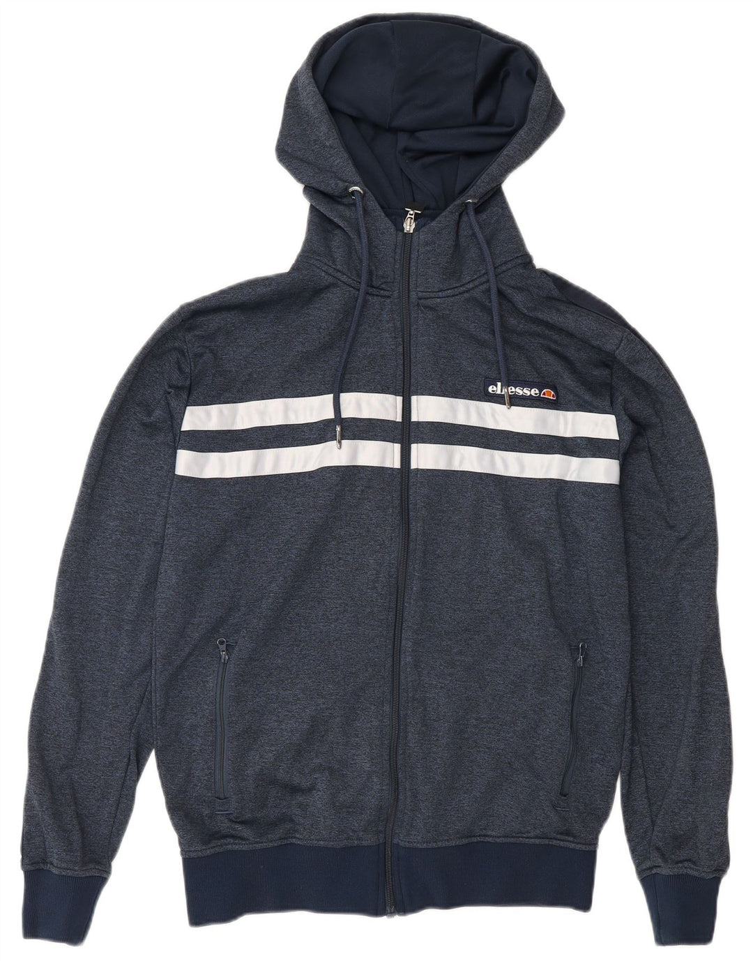 Ellesse Hombre Sudadera Con Capucha Y Cremallera Small Azul Marino Colorblock
