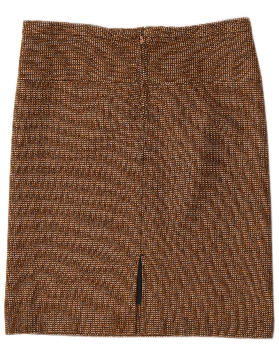 Falda recta vintage para mujer W34 marrón grande