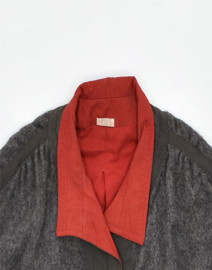 VINTAGE Womens Overcoat UK 18 XL Grey | Vintage | Thrift | Second-Hand | Used Clothing | Messina Hembry 