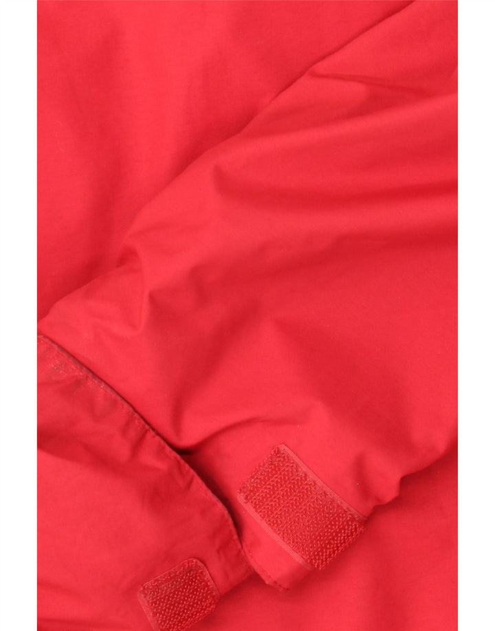 SALEWA Chaqueta cortavientos con capucha para hombre EU 50 Large Red Polyamide