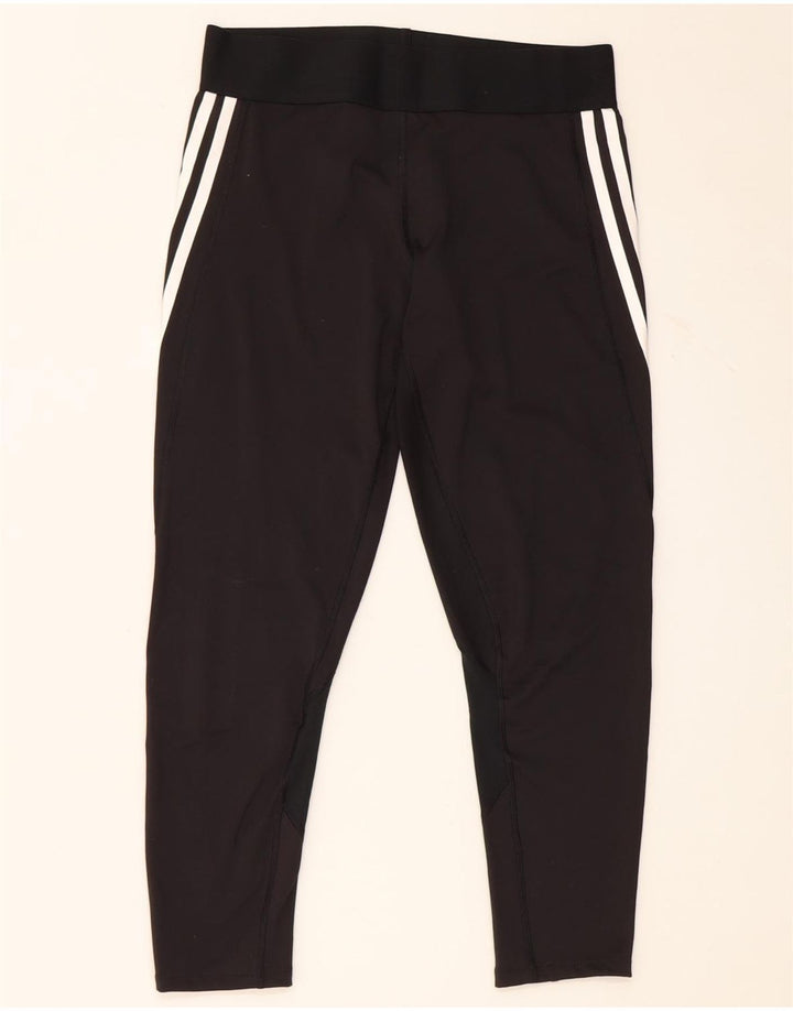 Adidas Leggings Aeroready para mujer Reino Unido 12/14 Mediano Negro Poliéster