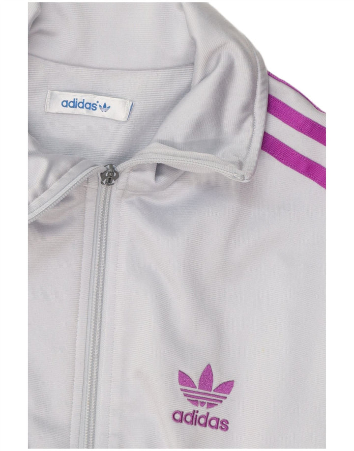Adidas Chaqueta de chándal para mujer EU 34 XS Gris Poliéster