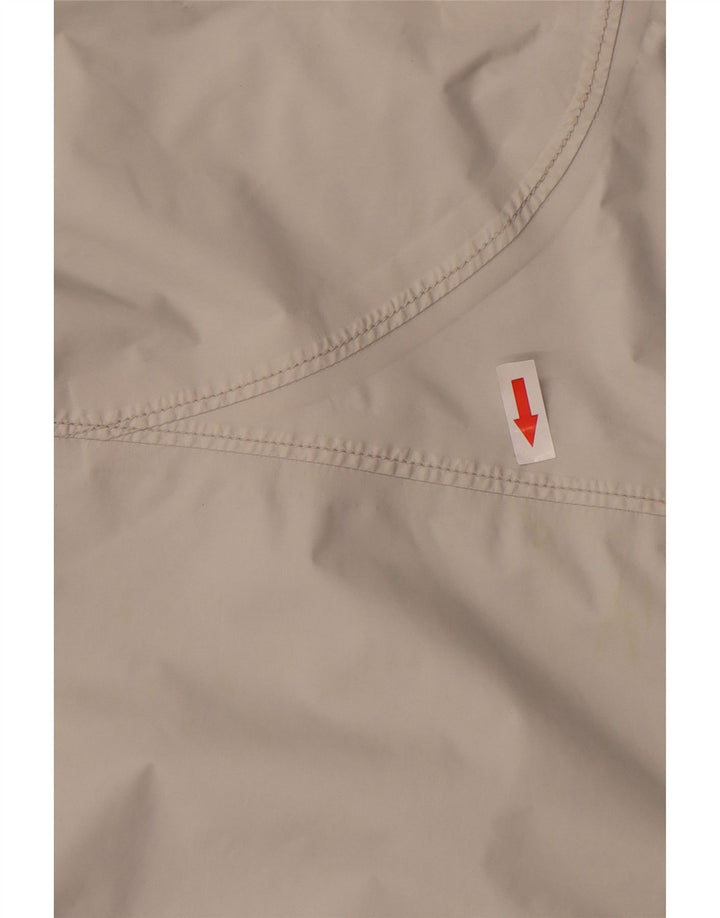 Columbia Chaqueta impermeable con capucha Interchange para mujer, talla 40, color blanco
