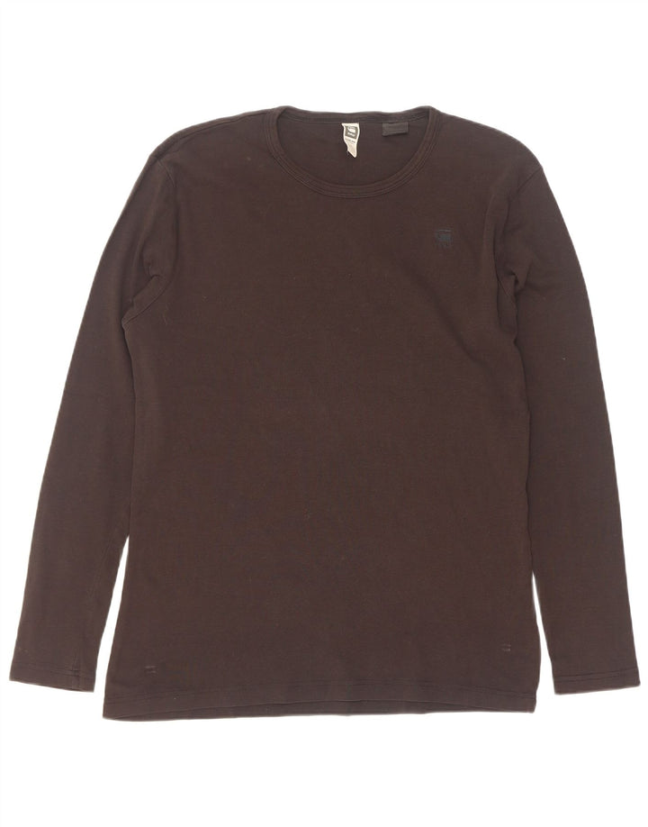 G-Star Hombre Top Manga Larga XL Algodón Negro