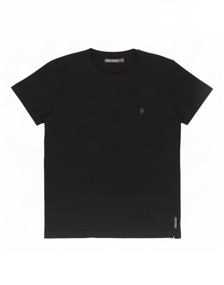 French Connection - Camiseta para hombre, talla grande, algodón negro
