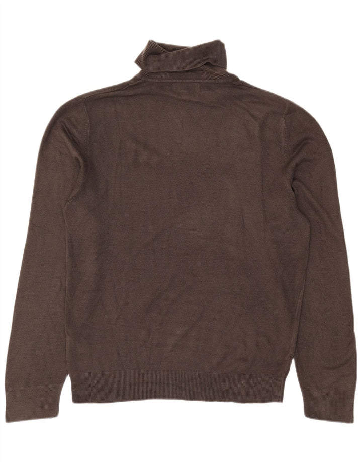 Marks & Spencer Jersey con cuello vuelto para hombre Acrílico gris medio