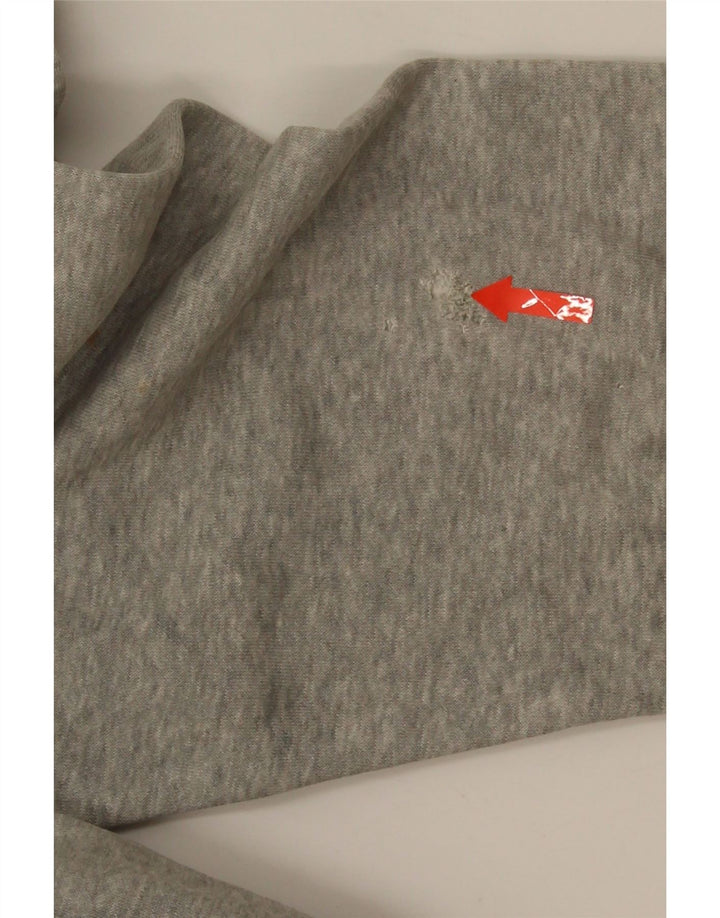Sudadera con capucha Nike para hombre - Jersey de algodón moteado en gris medio