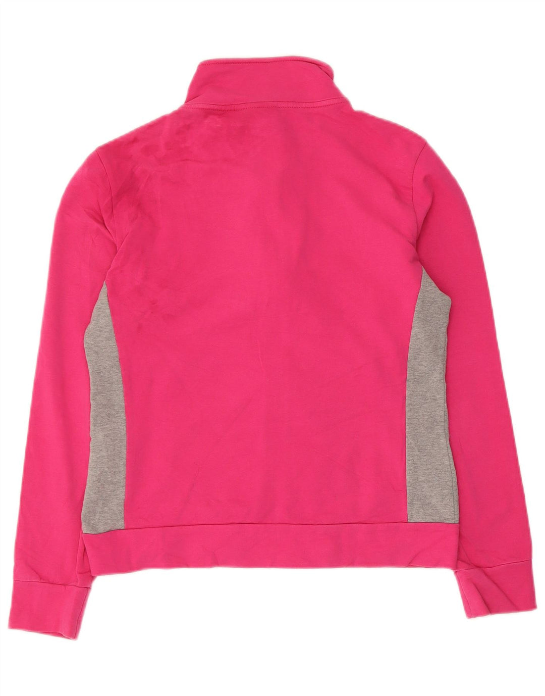 ELLESSE Chaqueta superior de chándal para mujer UK 40 Algodón color block rosa medio