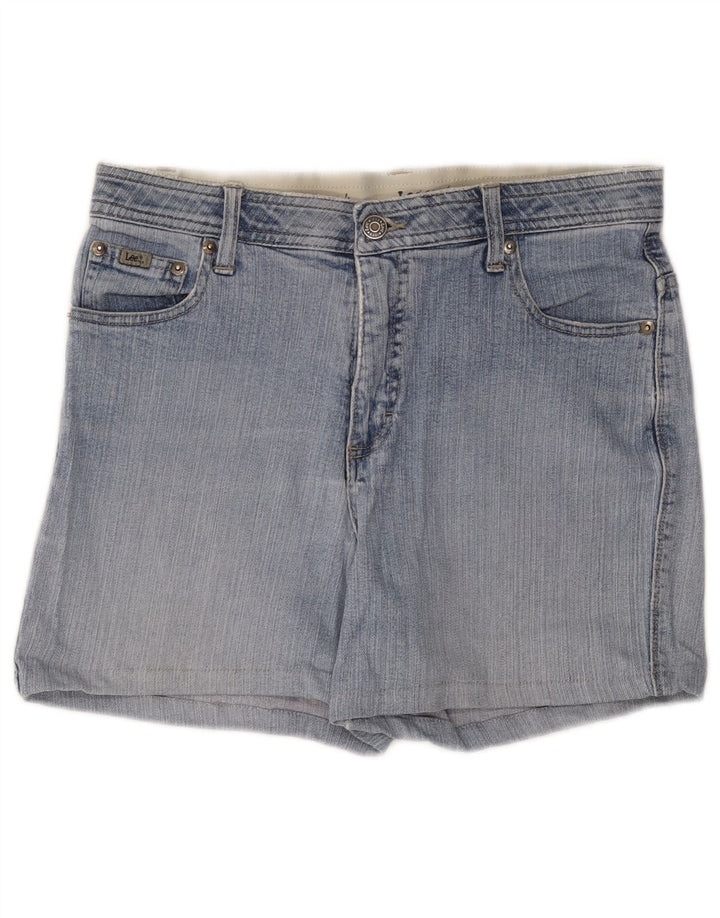LEE Pantalones cortos de mezclilla para mujer US 10 grande W34 algodón azul